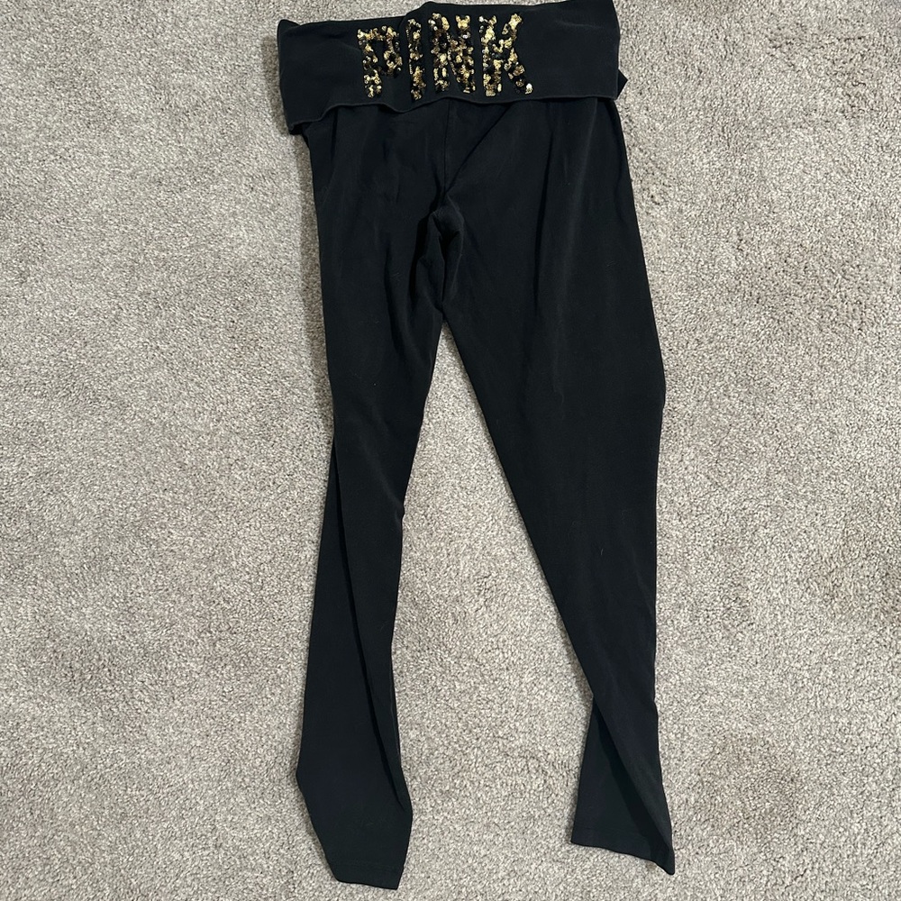 Pink Capri Yoga Pants